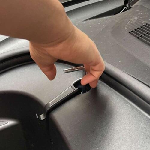 1 Set Portable Front Trunk Hook Front Cover Hook Suitable for 2021 Model3