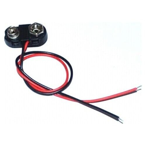 10pcs 9V Battery Snap Connector clip Lead Wires holderr