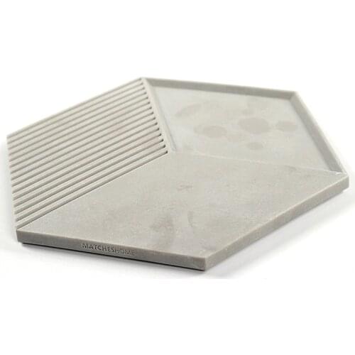 DIY 3D Cement Tray Molds Handmade Concrete Desktop Decorative Mould