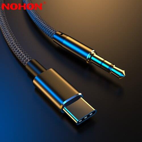 USB C To Jack Adapter For Samsung S20 S21 A51 Huawei Xiaomi Type C 3.5 mm Aux Earphones Cable Car Audio Cord Line Wire Converter