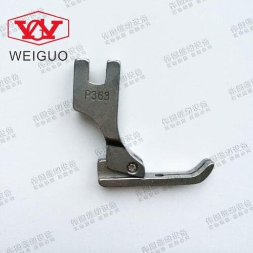 Machine accessories Flat wagon loaded zipper toothpick presser foot 0.3 narrow presser foot P363 all steel presser foot