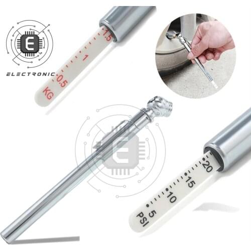 Auto Car Vehicle Motor Tyre Tire Air Pressure 5-50PSI Mini Test Meter Gauge Pen Tpms Sensor Tire Pressure Gauge Датчик Давления