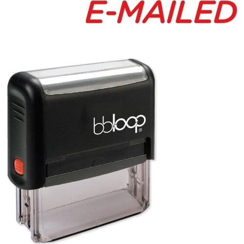 Bbloop E-Mailed w/Italic Round Style Font and Design Self-Ink