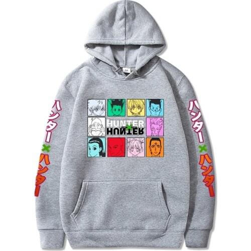 Welcome Anime Hunter X Hunter Hoodies Men Women Unisex Clothes Killua Leorio Kurapika Gon Hisoka Pullover Hoodie Streetswear Top