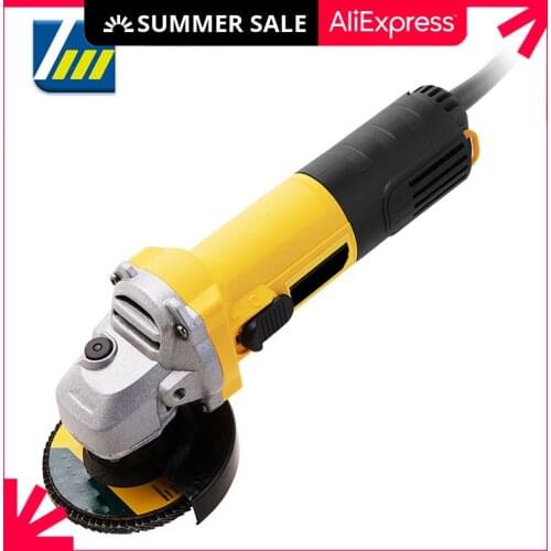 220V Electric Angle Grinder 1050W 125mm 6-Variable Speed 3000-10000 RPM Tool Less Guard for Cutting Grinding Metal Power Tools