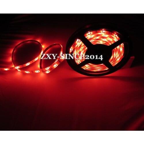 5M SMD 5050 30 LEDs/M RED GREEN BLUE Warm White Yellow Flexible LED Strip DC12V