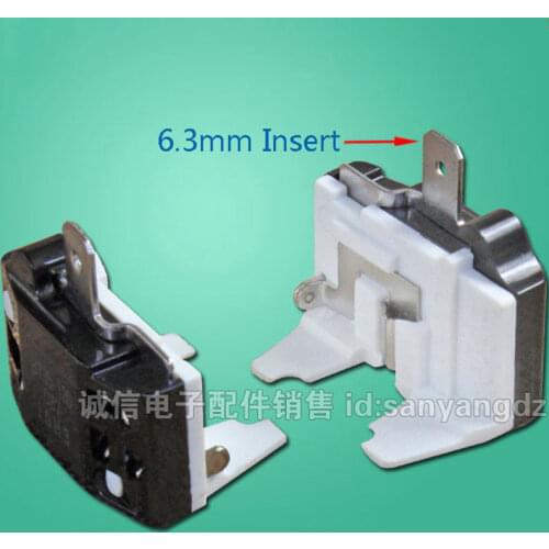 2Pcs 1/2HP375W 1/4HP180W 1/5HP150W R600A Refrigerator Freezer Compressor Thermal Flat Overload Protector
