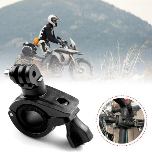 Bike Motorcycle Action Camera Handlebar Mount 360° Rotation for Gopro Hero 8 7 6 5 4 Sjcam Bike Camera Mount Accessories
