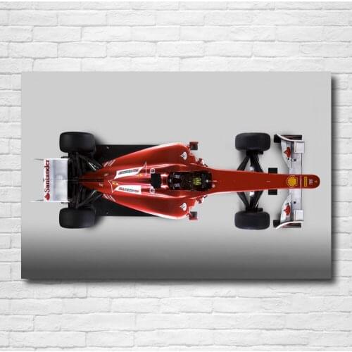 Formula one Ferraris f150 race racing Car Wallpaper Canvas Wall Art Posters and Prints Modern Painting for Home Decor
