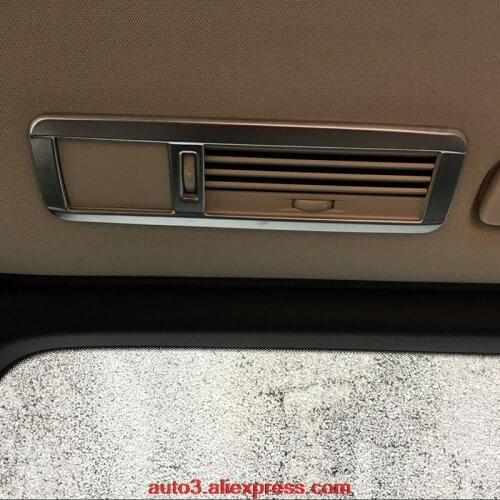 Fit For Mercedes-Benz VITO 2016 Interior Rear Air Outlet Trim Strip Chrome Brilliant Panel Plate Stickers ABS Accessories 4PCS