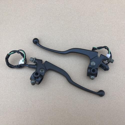 Motorcycle YB125 5VL handle lever for Yamaha 125cc YBR 125 front brake lever with clutch lever brake stop light switch cable