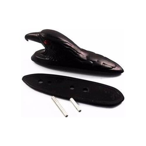 Black Eagle Head Ornament Statue For Motorbike Front Fender Car Bonnet Motor XL