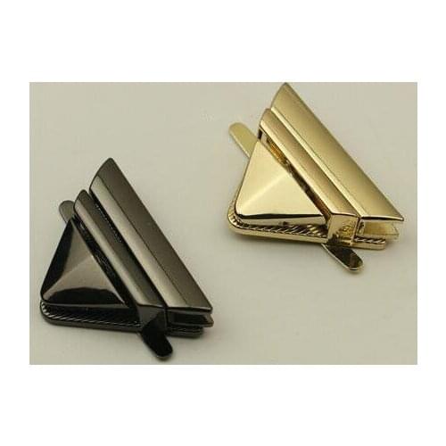 10pcs/lot Luggage hardware accessories Triangulation lock Mortise lock Twist lock Bag hardware accessories lock