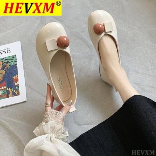 Womens Cute Casual Flats Female Comfort Slip On Round Toe Patent Leather Flat Shoes Lady Ballet Boat Shoes Candy Color Loafers
