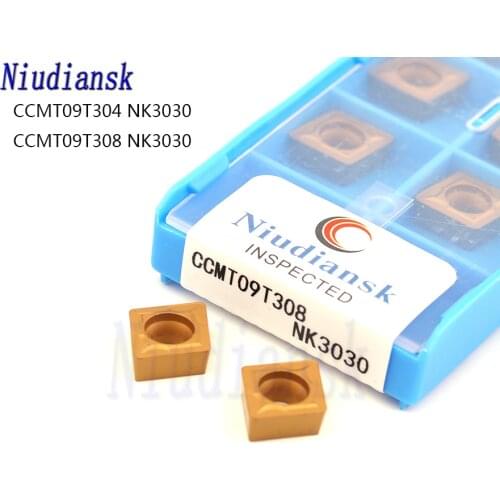 10 pcs CCMT09T304 NK3030 CCMT09T308 NK3030 High quality Carbide inserts CNC lathe tools Turning inserts Special for steel parts