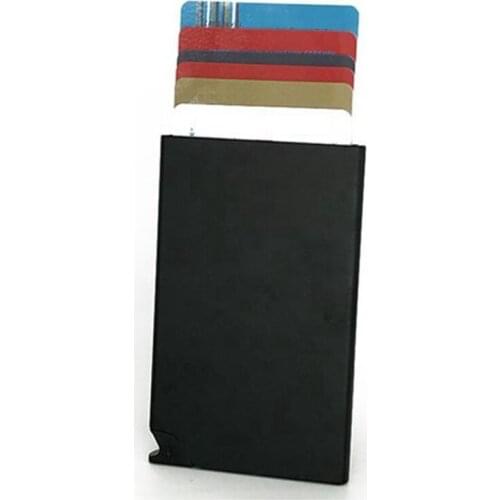 2020 Business RFID Credit Card Holder Wallets Mini ID Bank Card Case Card Holders Change Credit Card Protector Case Aluminum