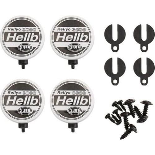 4Pcs RC Car Round LED Light Cover for 1:10 Tamiya HSP RC Car Axial SCX10 for Traxxas TRX-4 RC Crawler Lampshade Model Toy Parts