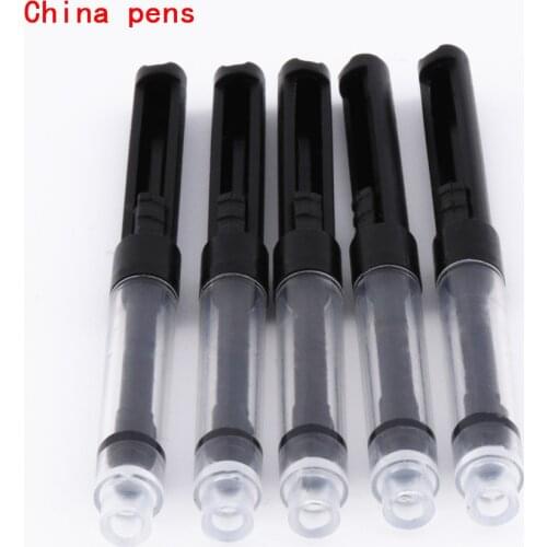 5pcs Universal Fountain Pen Small Black Ink Converter pump Cartridges Refill Converter