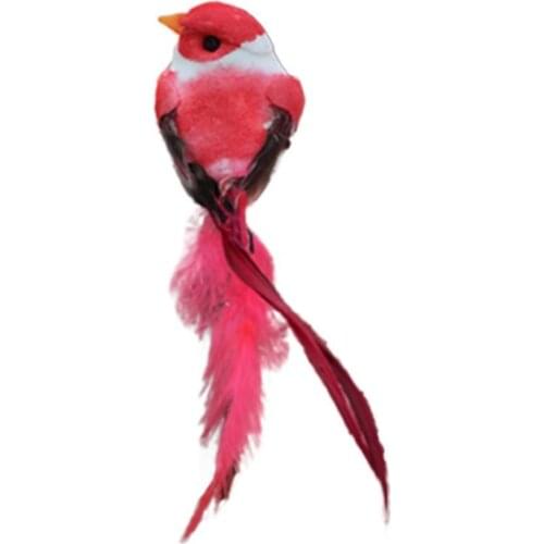 Artificial Foam Feather Bird Figurine Ornament Lawn Yard Garden Tree Decoration