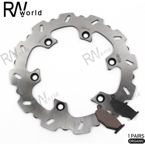 GSX-R 1300 HAYABUSA 2013-2015 Motorcycle CNC Rear Brake Disk Disc Rotor & Brake Pad Accessories For SUZUKI 2014 GSXR1300 GSXR