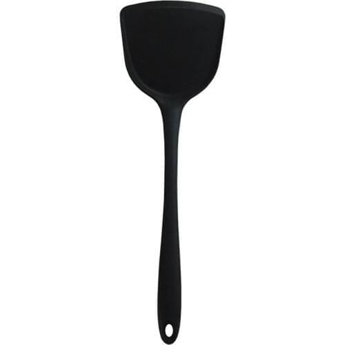 Kapmore 1pc Silicone Pot Spatula Heat-Resistant Non-Stick Cooking Spatula Kitchen Cooking Utensil Cooking Tools Accessories