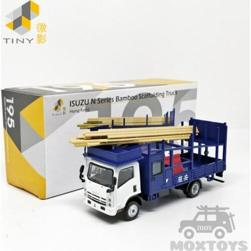 Tiny 1:76 ISUZU N Series Bamboo Scaffolding Truck Diecast Model Car