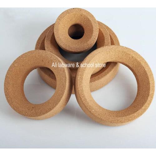 1Piece/lot Diameter 80mm to 160mm Laboratory Synthetic Cork Ring Holder for 50ml-20000ml Round Bottom Flask