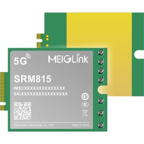 MeiG Smart SRM815 SRM815-EA SRM815-NA M.2 module 5G NR Sub-6GHz Qualcomm SDX55 chipset LTE Cat20 for EMEA North America Australi