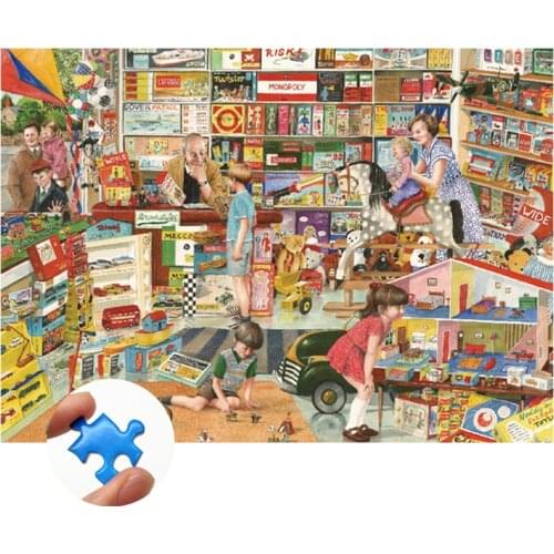 Thick Paper Jigsaw Puzzle 1000 Pieces Anime Comics Educational Toys for Chlidren Adults Kids Interactive Games