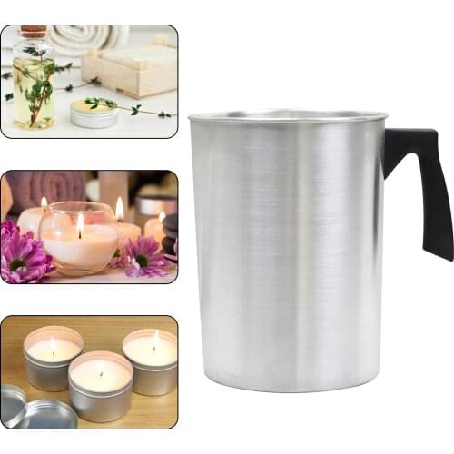 3L Candle Melting Furnace With Scale Pouring Pot, Double Boiler Wax Melting Pouring Pot With Handle, DIY Candle Soap Making