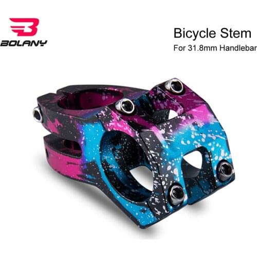 Bolany Mountain Bicycle Stem 7075 Aluminum Alloy CNC Seat Tube 28.6 Steerers For 31.8mm MTB Road Bike Handlebar Accessories
