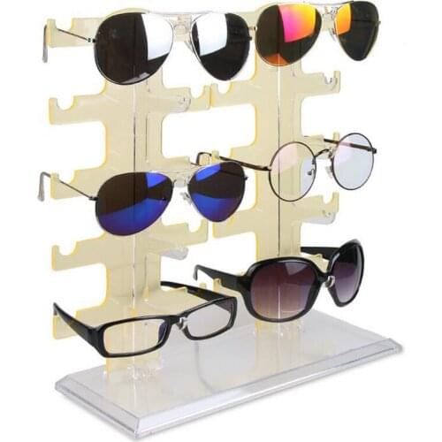 Assembleable 5 Layers Convenient Plastic Glasses Show Eyeglasses Stand Sunglasses Holder Fashion Frame Jewelry Display Rack