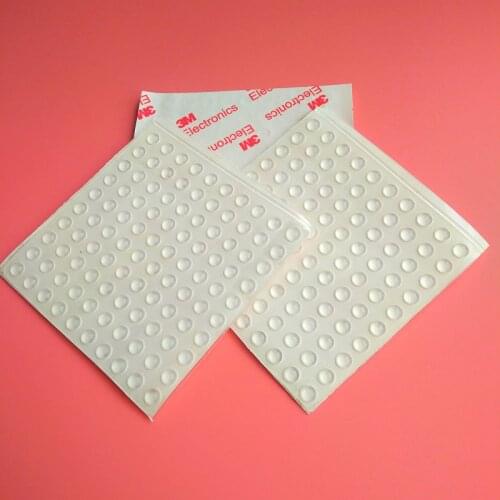 200pcs 5*2mm Self Adhesive Soft Anti Slip Bumpers Silicone Rubber Feet Pads Great Silica Gel Shock Absorber