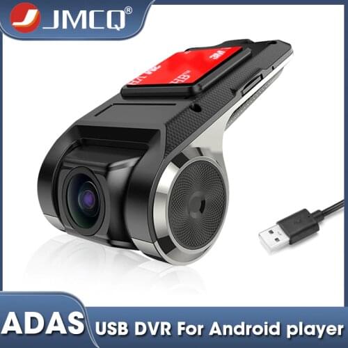 JMCQ Dash cam 1080P Wifi USB DVR Multimedia player ADAS NO Rear Camera G-sensor Cycle Recording Motion Detection Mini Registrars