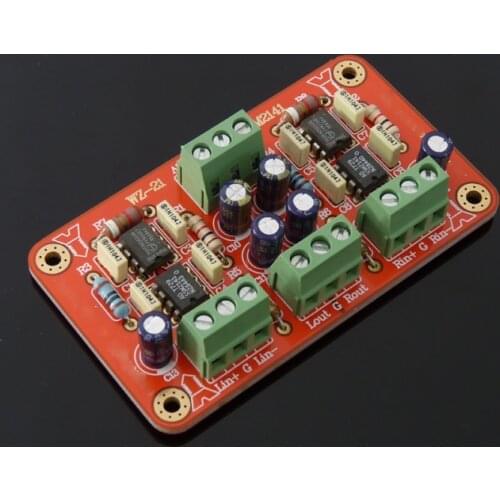 WZ-21 Assembled SSM2141 Balanced Unbalanced board (Balance input output unbalance) Based on Sonic Frantiers preamplifier circuit