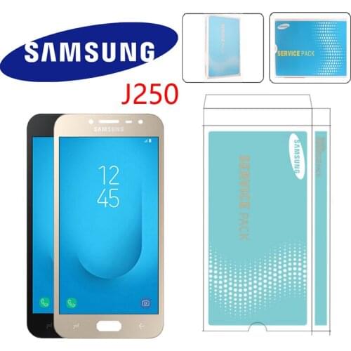 Original 5.0'' AMOLED Display For Samsung Galaxy J2 Pro 2018 J250 LCD With Touch Screen Digitizer Assembly Replacement Parts