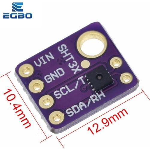1PCS EGBO SHT31 Temperature & SHT31-D Humidity Sensor module Breakout Weather for Arduino