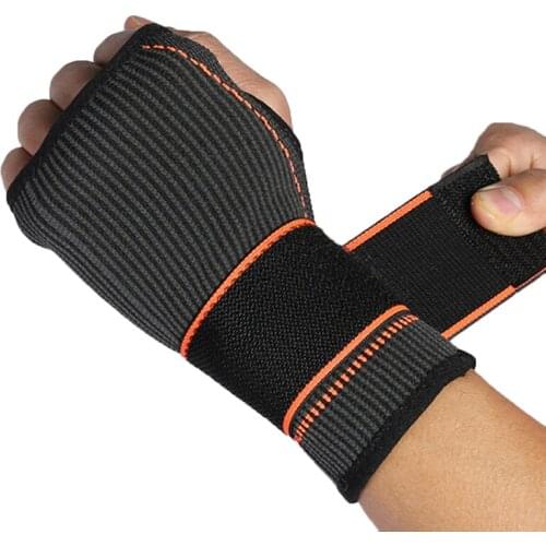 1pc Professional Wristband Sports Safety Adjustable Wrist Support Gym Carpal Tunnel Badminton Tennis Wrist Wraps Bandage Bracers