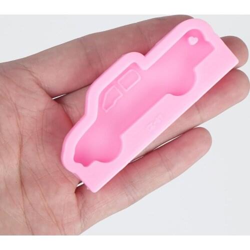 1 Piece Mirror Surface Silicone Car Mold Silicone Keychain Mold Jewelry Craft Accessories 10338550