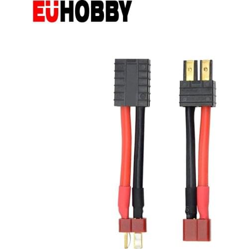 2PCS Lithium Battery Charger Adapter Cable/Adapter wire TRX To T Plug For TRAXXAS S E SLASH