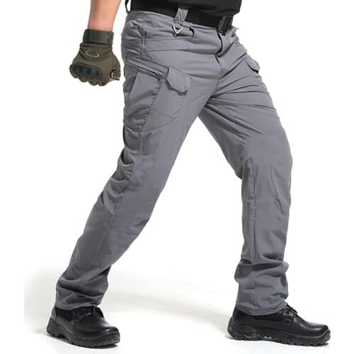 High Quality City Tactical Cargo Pants Men Waterproof Work Cargo Long Pants with Pockets Loose Trousers Many Pockets S-3XL