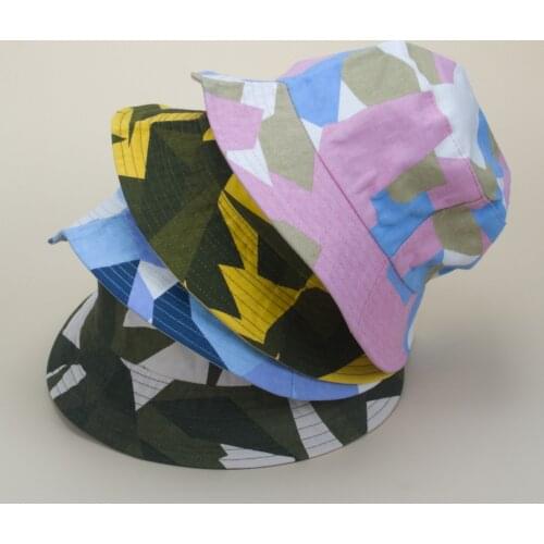 Stitching Color Double-sided Fisherman Hat Outdoor Hat Men and Women Mountaineering Hat Spring and Summer Cotton Bucket Hat