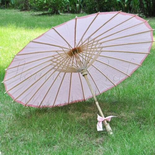 [ Fly Eagle ]100PCS 2014 Japanese Chinese Umbrella Parasol 22in Light Pink Free Shipping