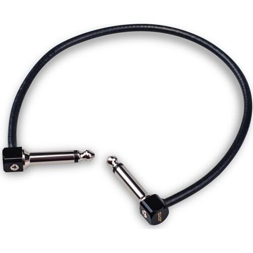 JOYO CM-17 300mm Guitar Patch Cables 6.35mm Mono Guitar Effect Pedal Cable PVC Copper Wire Musical Instrument Cable Power Cord