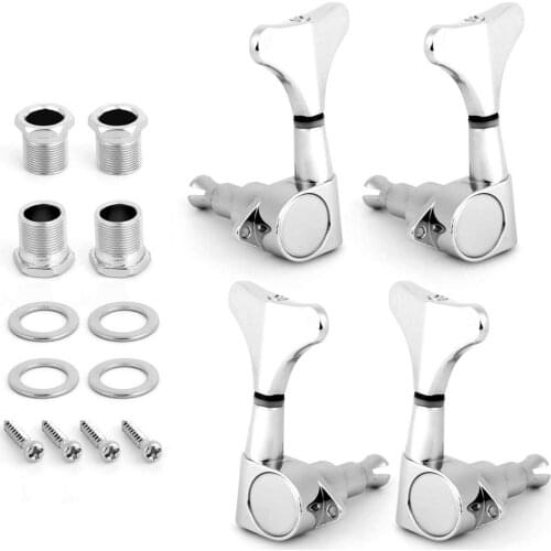 Electric Bass Tuning Pegs Tuners Machine Heads Knobs Set for Acoustic String Precision Jazz Replacement Music Instrument Parts
