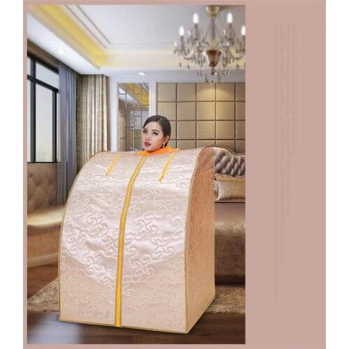 Far infrared sauna box home sauna steaming box nano health steaming room for Detox Weight Loss Portable Infrared Home Spa Sauna