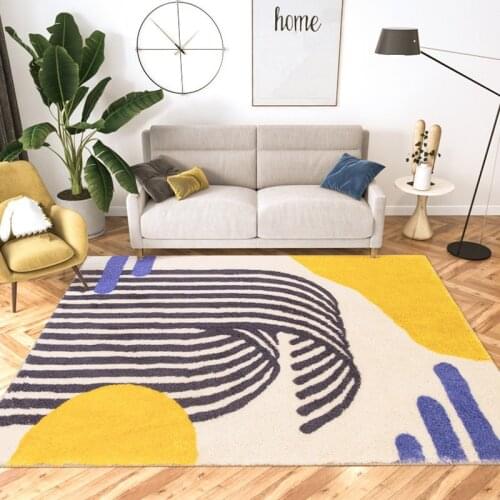 Modern Soft Carpets For Living Room Home Bedroom Fluffy Rug Sofa Coffee Table Floor Mat Thick Study Room Shaggy Rugs And Carpets