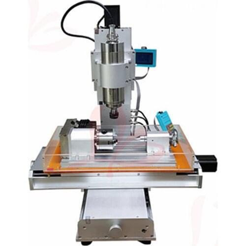 4 axis cnc milling machine 3040 pillar type 1.5kw water cooled mini cnc router with water tank free tax to RU