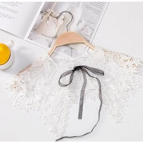 Fashion Lace Fake False Collar Detachable Collars Shirt Apparel Accessories F3MD