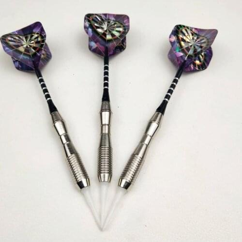 3 pieces / 18g soft darts Professional indoor darts needle professional electronic than with safety suit darts rod + laser leaf